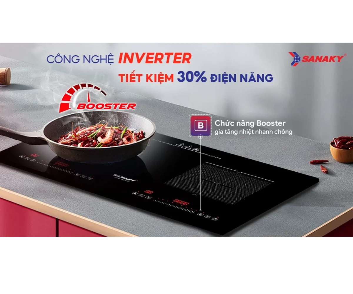 Bếp Điện Từ Đôi Sanaky VH4101HY 6