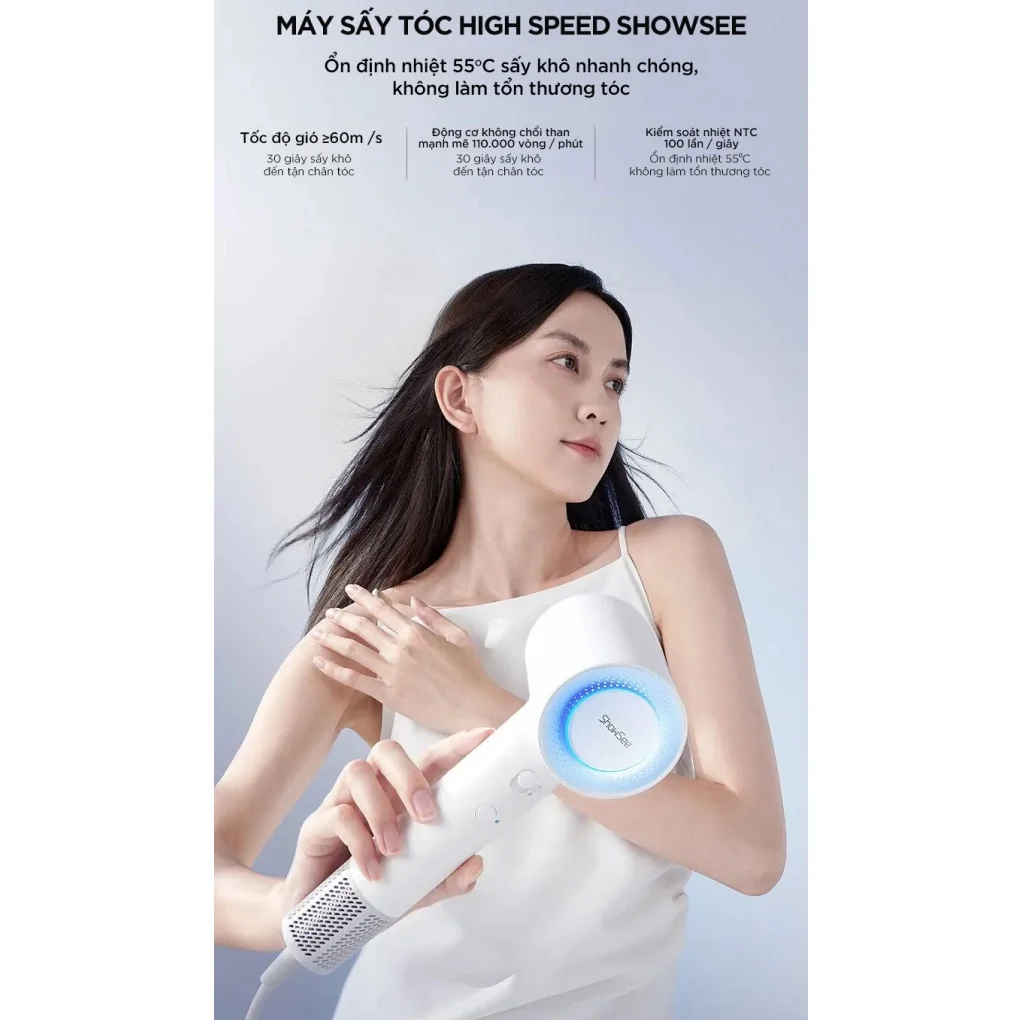 Máy Sấy Tóc Showsee AP16-W 1600W 10