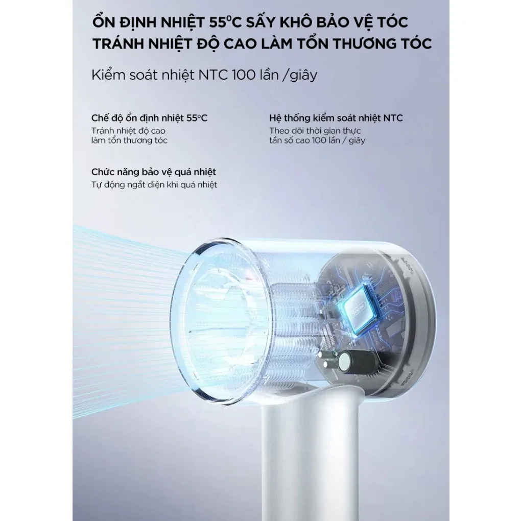 Máy Sấy Tóc Showsee AP16-W 1600W 8