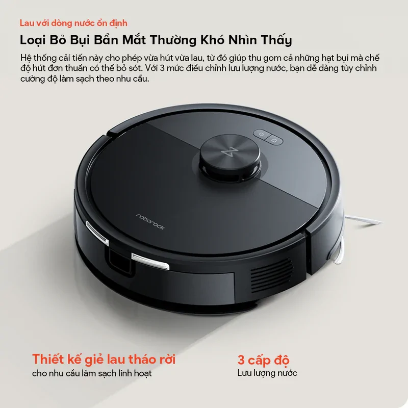 Robot Hút Bụi Roborock Q7 Pro Max Màu Đen 3
