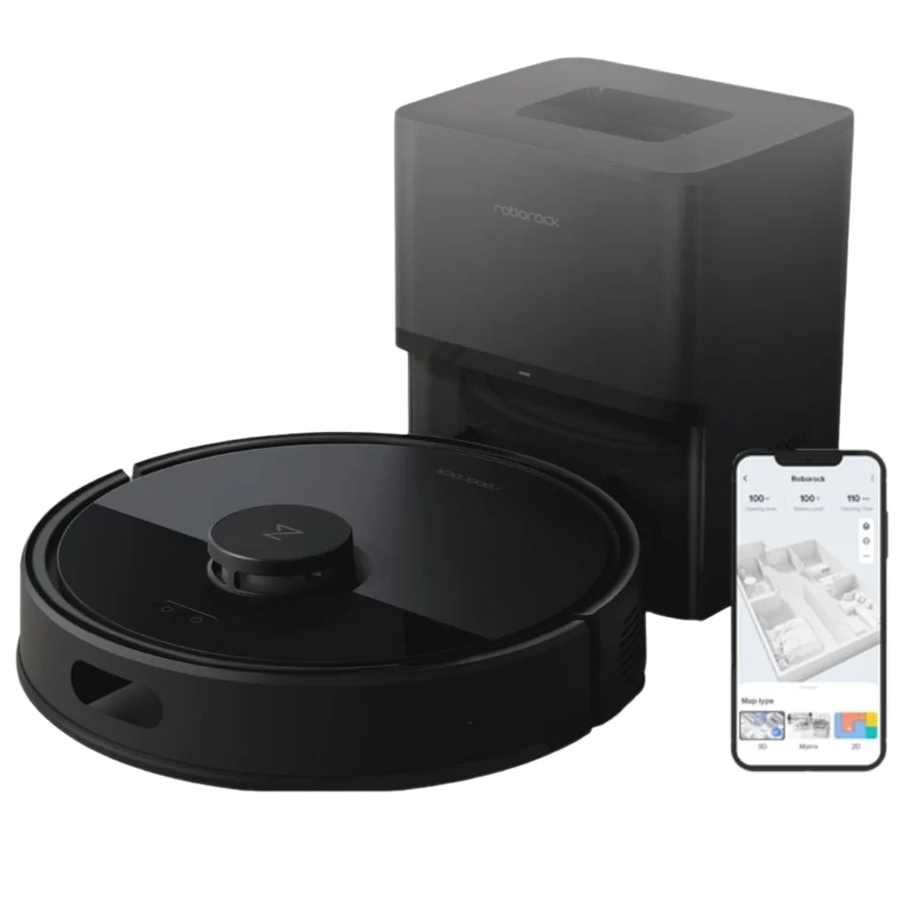 Robot Hút Bụi Roborock Q7 Pro Max Plus Màu Đen