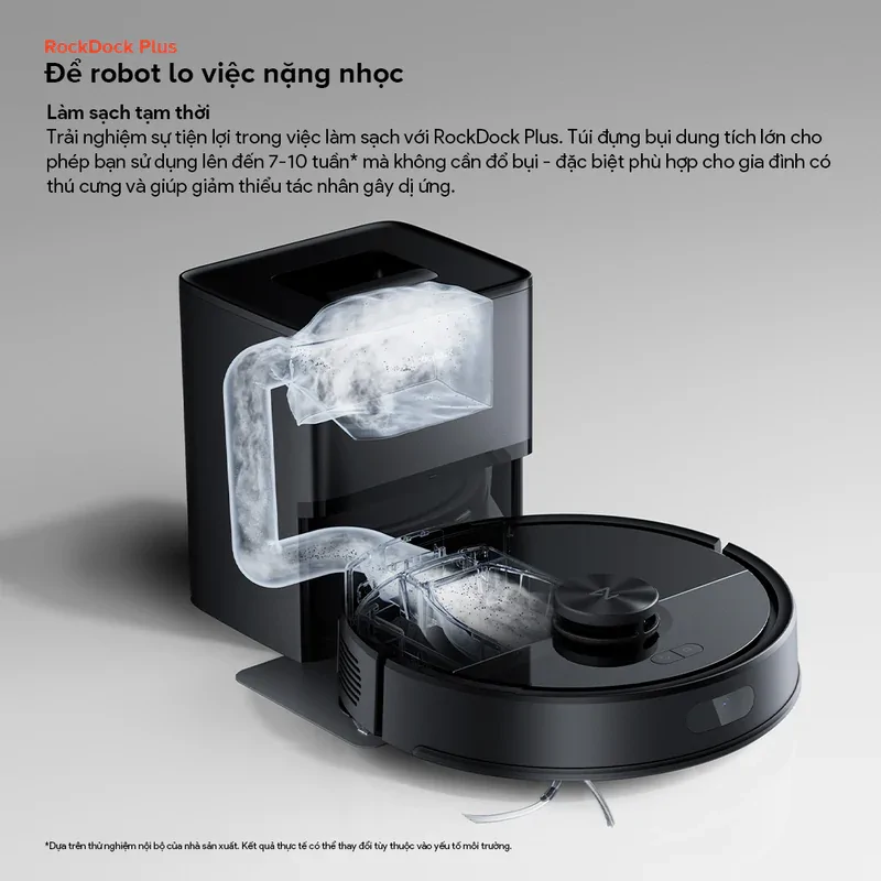 Robot Hút Bụi Roborock Q7 Pro Max Plus Màu Đen 4