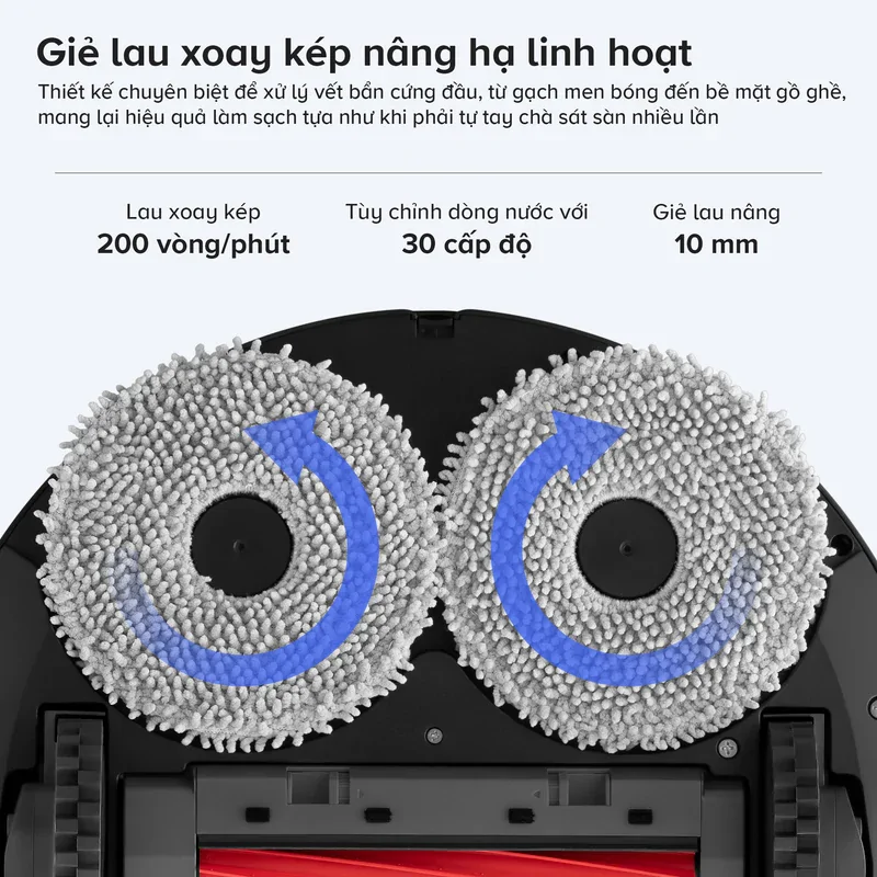 Robot Hút Bụi Roborock Qrevo S Pro Màu Trắng 11