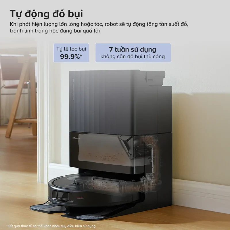Robot Hút Bụi Roborock Qrevo S Pro Màu Trắng 18