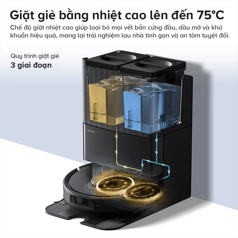 Robot Hút Bụi Roborock Qrevo S Pro Màu Trắng 19