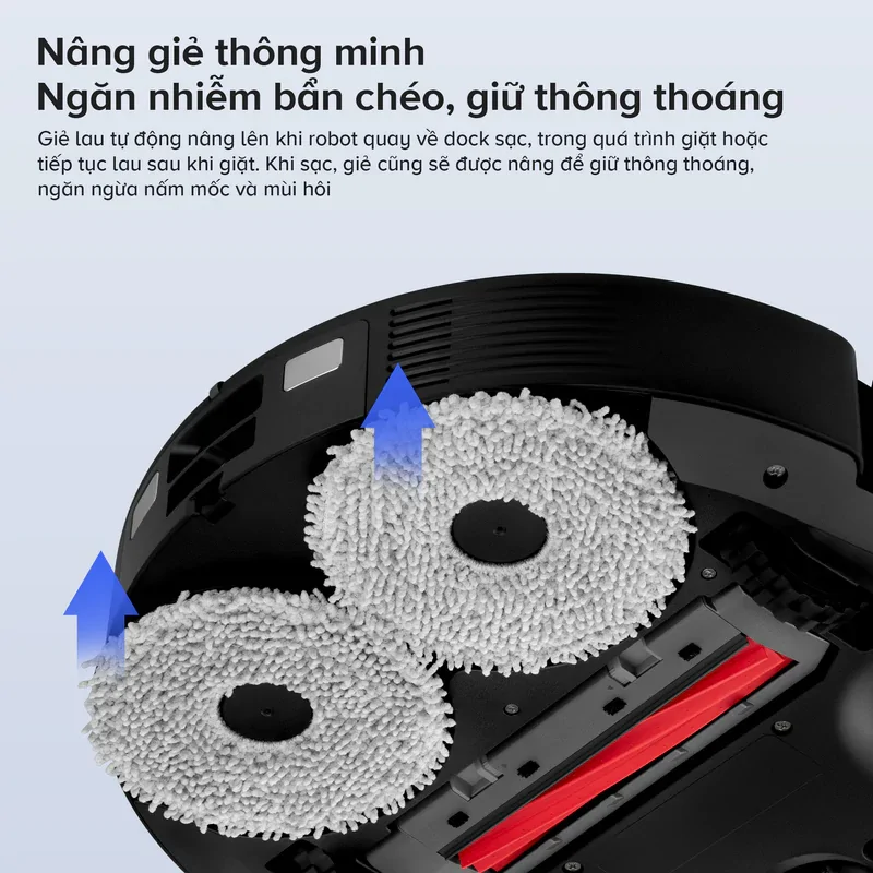 Robot Hút Bụi Roborock Qrevo S Pro Màu Đen 11