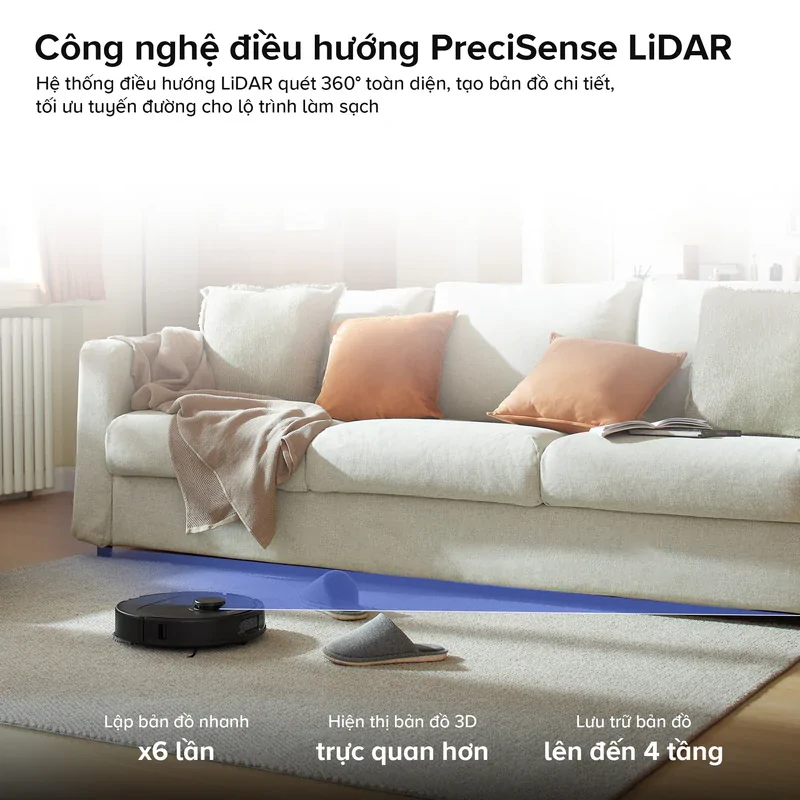 Robot Hút Bụi Roborock Qrevo S Pro Màu Đen 13