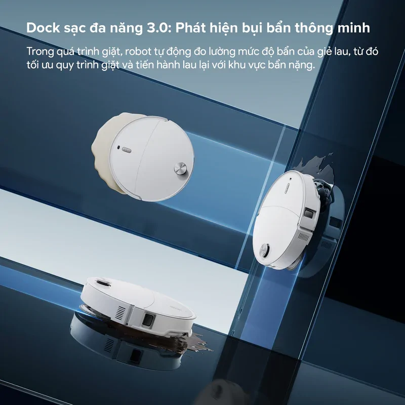 Robot Hút Bụi Roborock Qrevo Edge 2 Màu Trắng 24