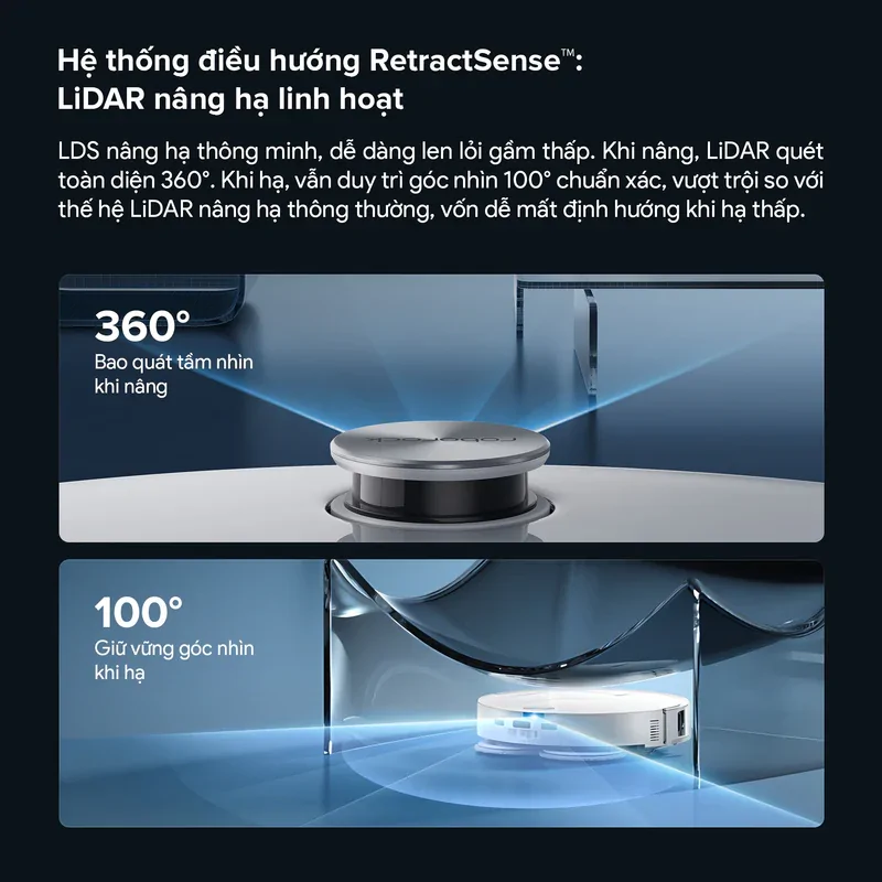 Robot Hút Bụi Roborock Qrevo Edge 2 Màu Đen 8