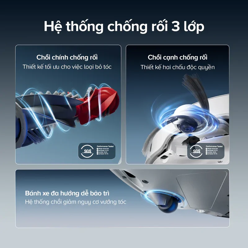 Robot Hút Bụi Roborock Qrevo Edge 2 Màu Đen 9