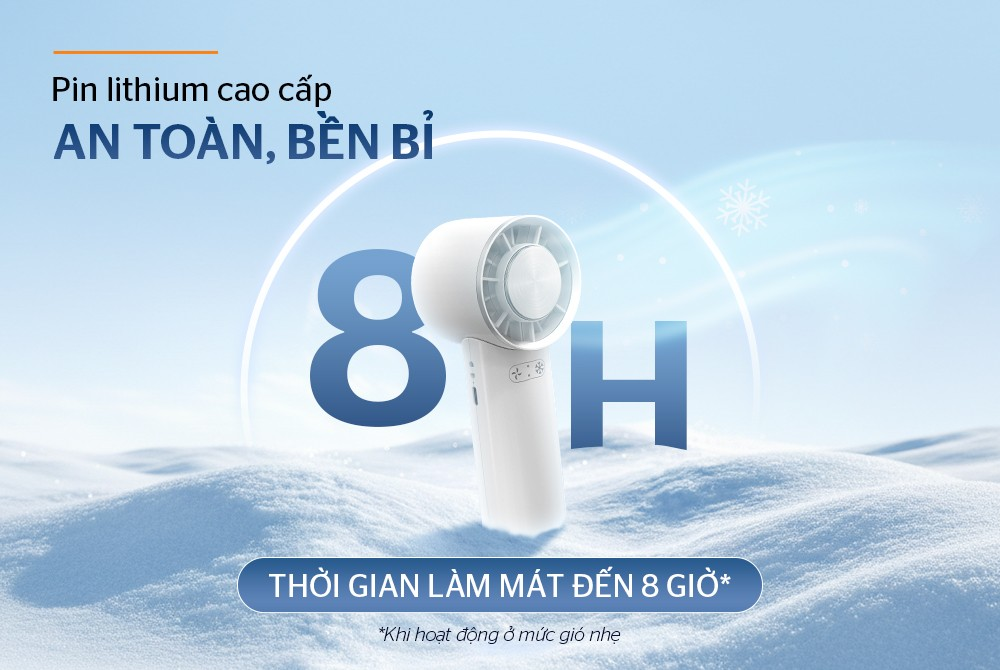 Quạt Sạc Mini Cầm Tay Có Sò Lạnh Sunhouse SHD7113 9