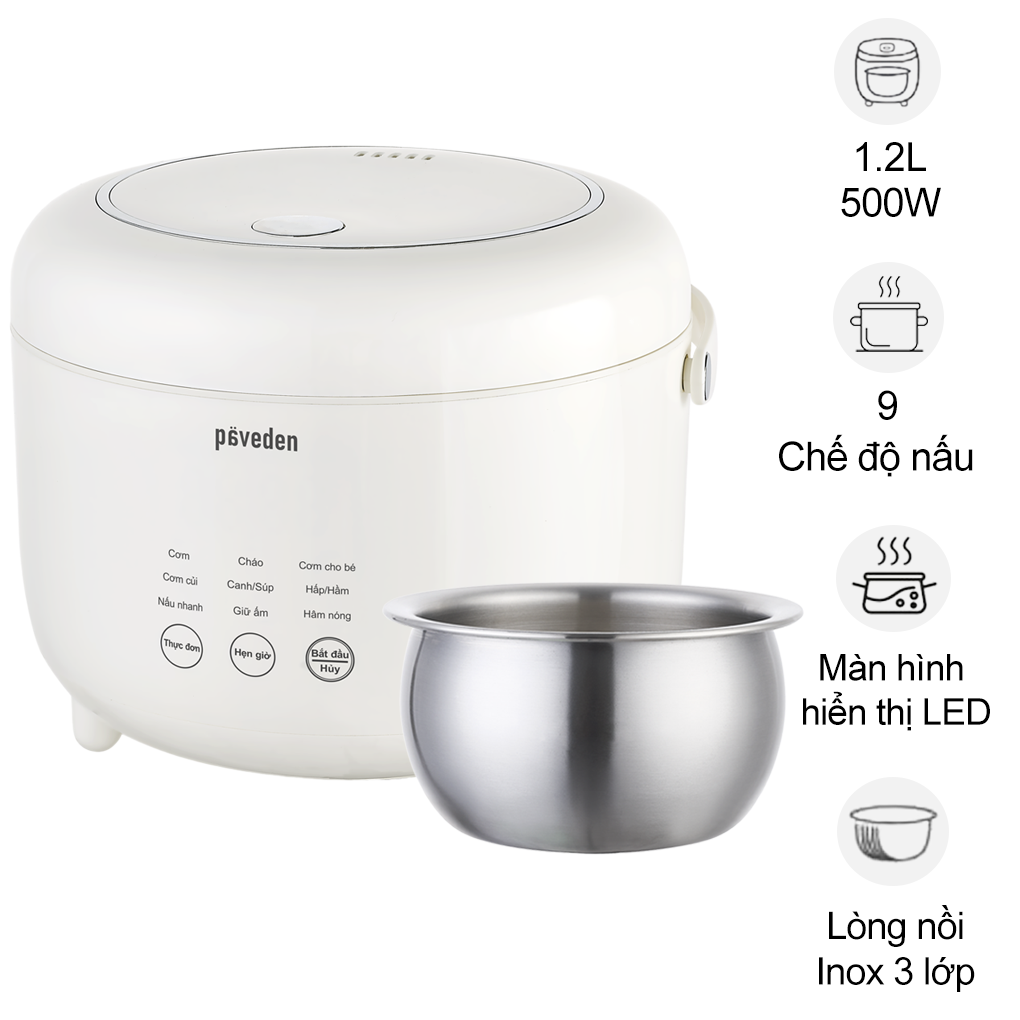 Nồi Cơm Điện Tử PR-1255SW 1.2 L&iacute;t