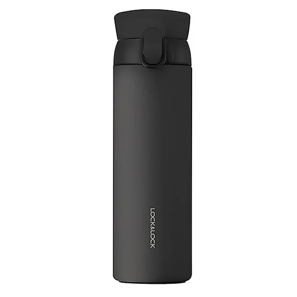 Bình Giữ Nhiệt Lock&Lock Wannabe One Touch 450ml LHC3240BLK Màu Đen