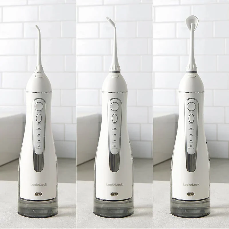 Máy Tăm Nước Không Dây Lock&Lock Jumbo Oral Irrigator 300ml ENR166GRY Màu Xám 5