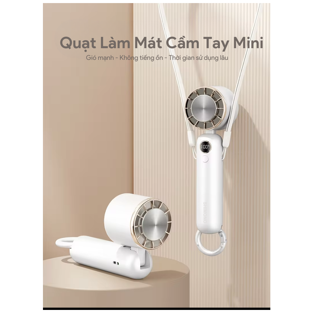 Quạt Cầm Tay Mini Làm Lạnh Shimono SM-CHF17 9