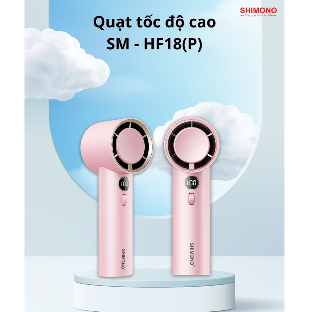 Quạt Cầm Tay Mini Shimono SM-HF18 5