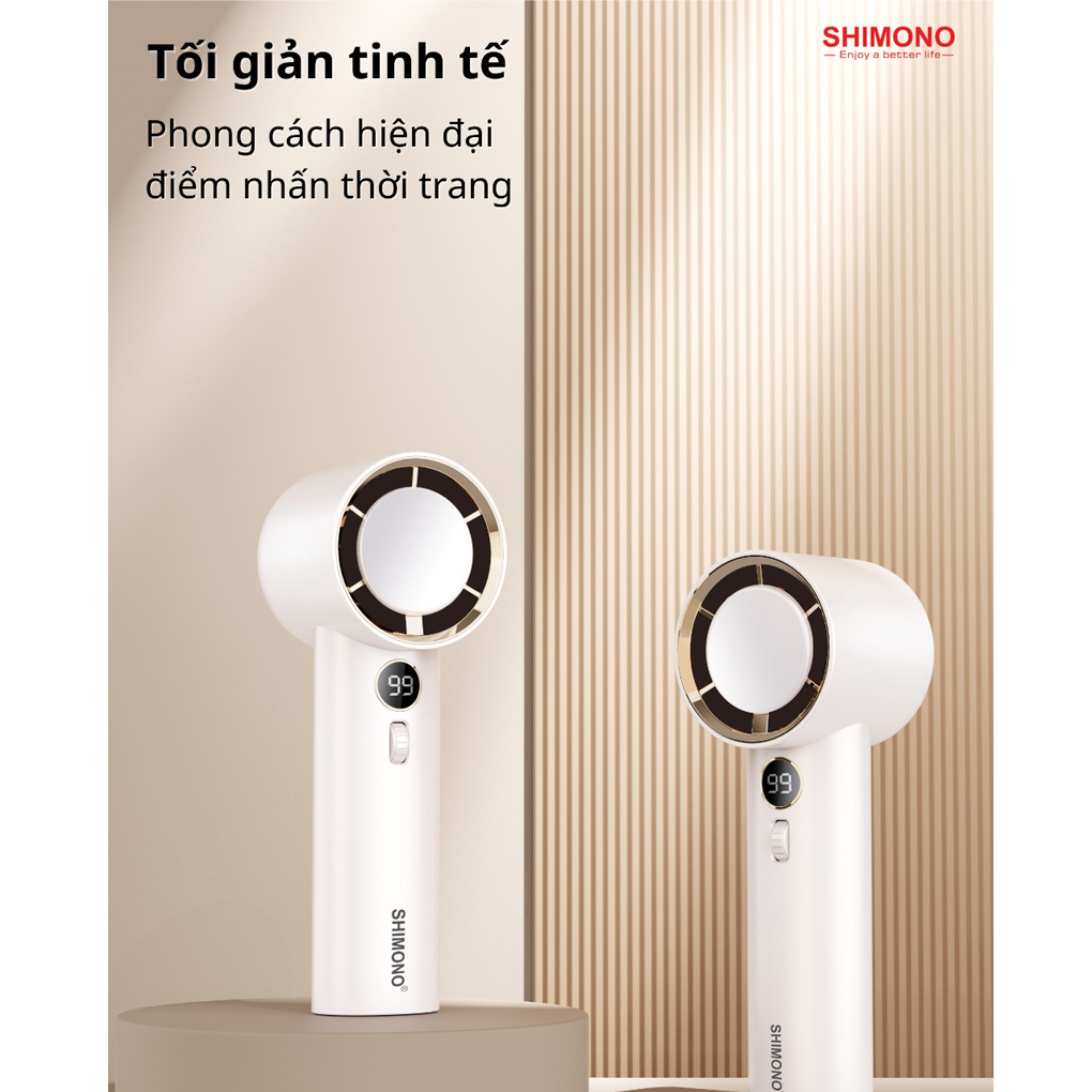 Quạt Cầm Tay Mini Shimono SM-HF18 8
