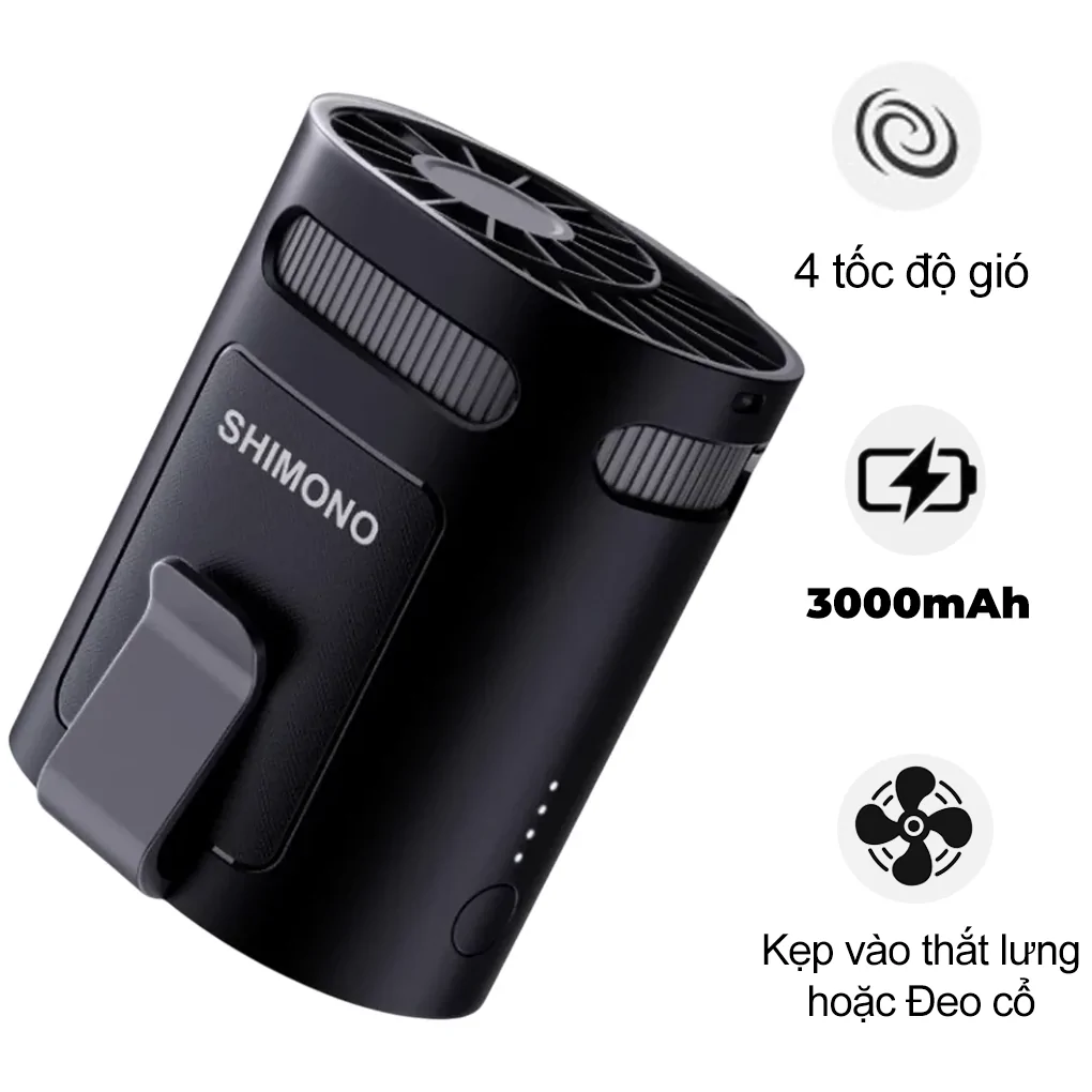 Quạt Đeo Thắt Lưng Shimono SM-WF38