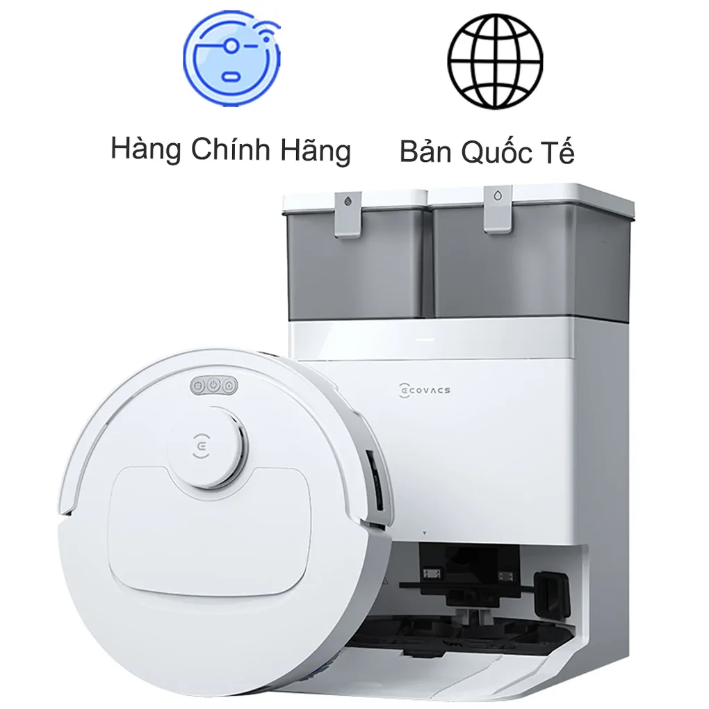 Robot Hút Bụi Thông Minh Ecovacs T30C Gen2 Màu Trắng