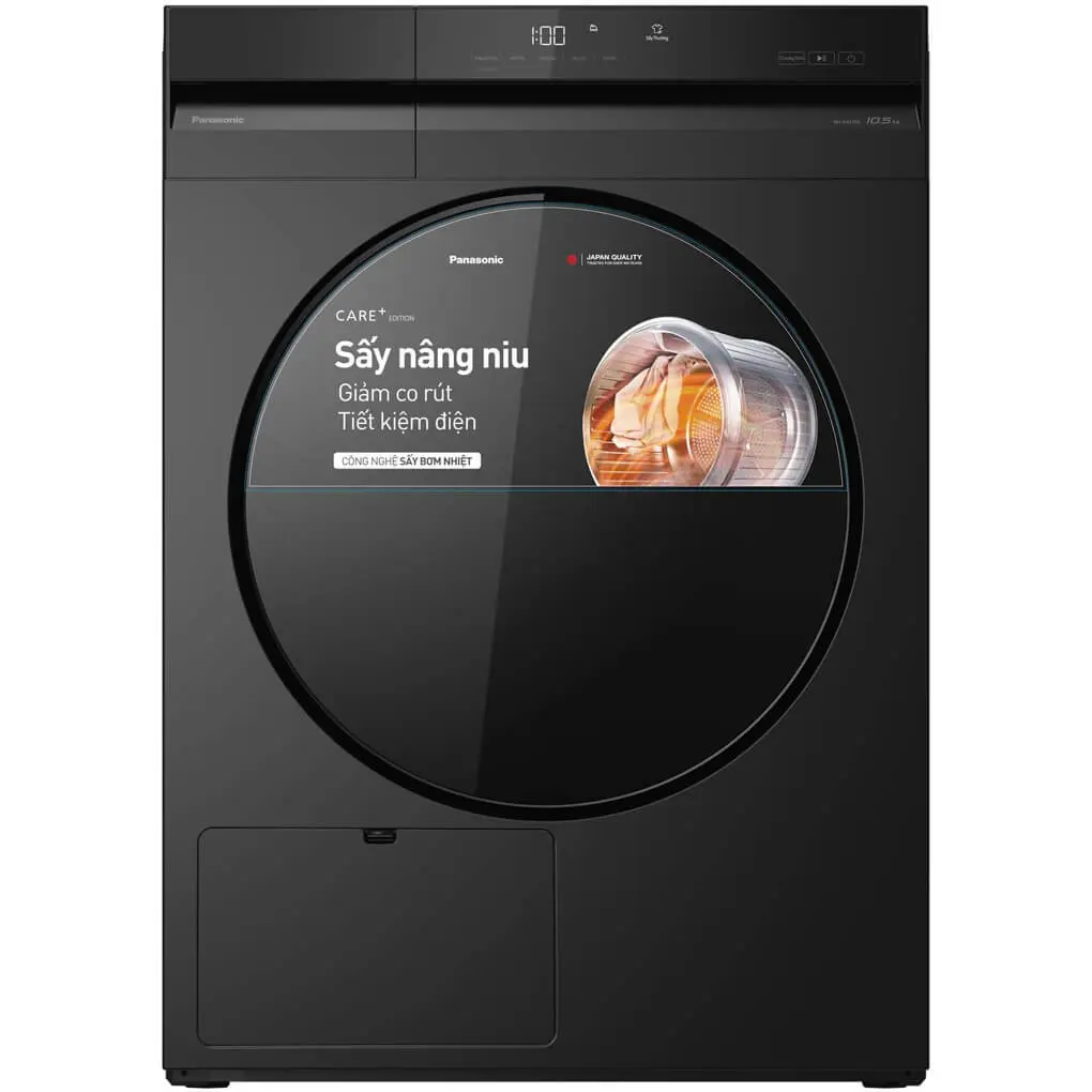 Máy Sấy Bơm Nhiệt Panasonic Inverter 10.5 Kg NH-XJ21D2BVT