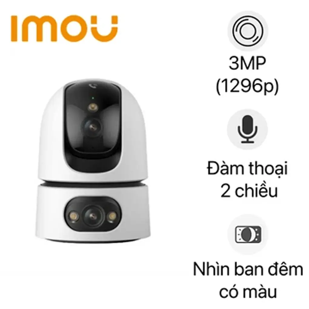 Camera IP 360 độ 3MP Imou Ranger Dual Pro IPC-S2XEP-6M0S