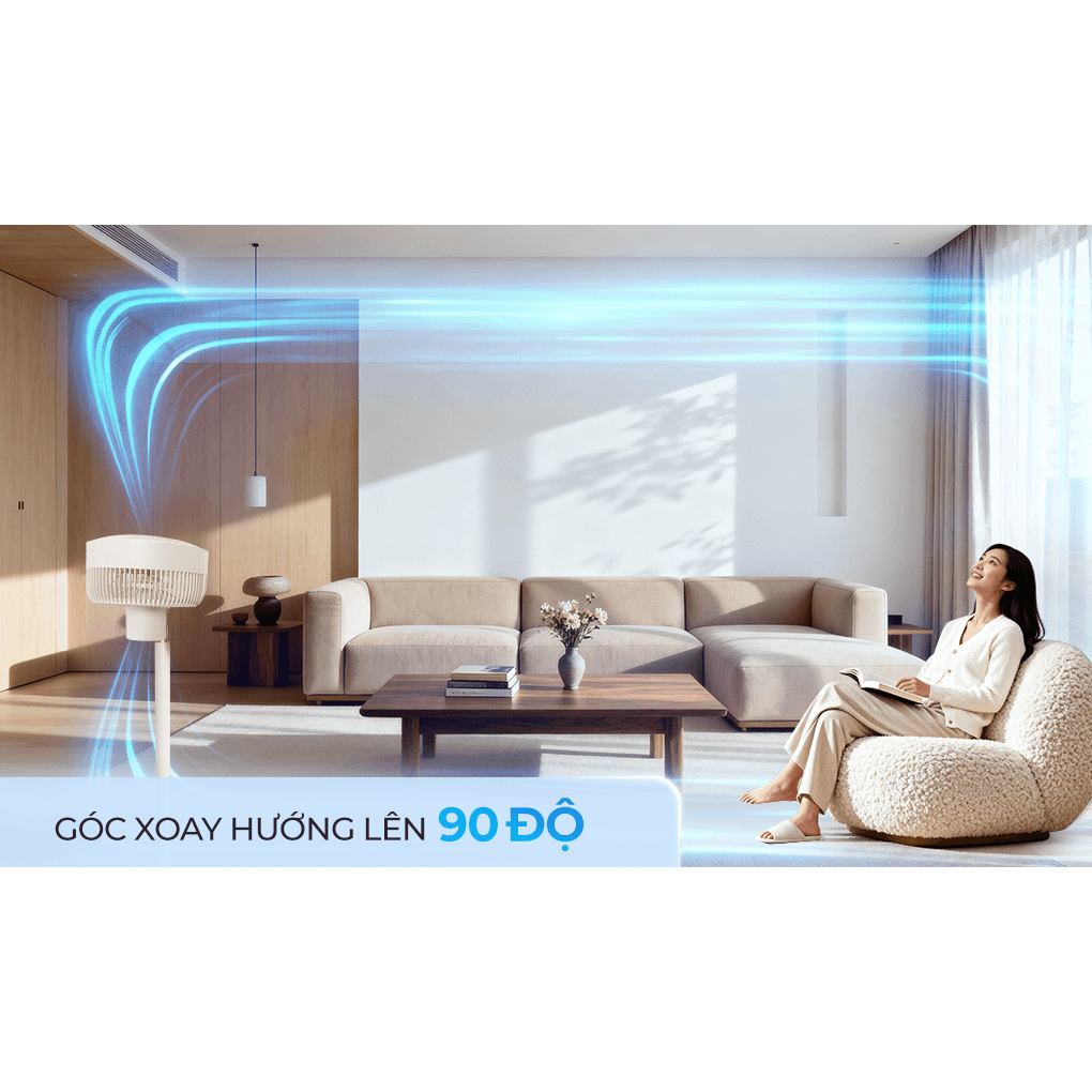 Quạt Tuần Hoàn Có Remote Sharp PJ-CD114V-C 36W 13
