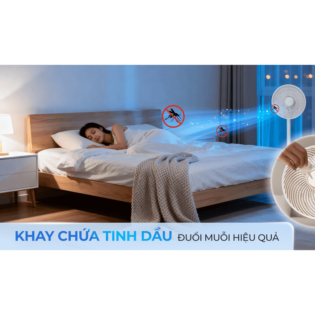Quạt Tuần Hoàn Có Remote Sharp PJ-CD114V-C 36W 14