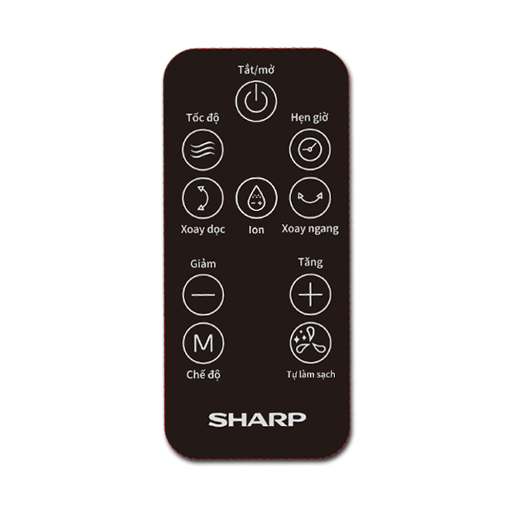 Quạt Tuần Hoàn Điều Khiển Giọng Nói Sharp PJ-CD433V-H 20W 10