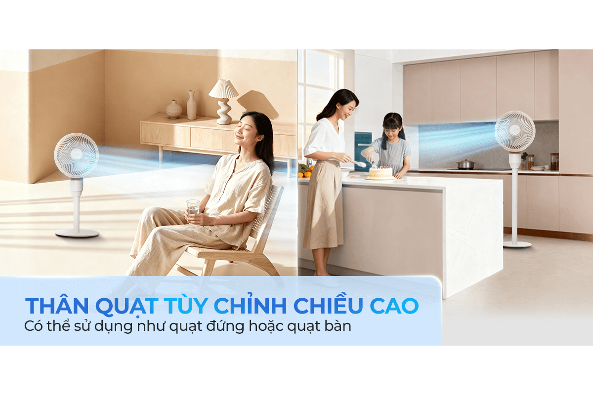 Quạt Tuần Hoàn Có Remote Sharp PJ-CD603V-C 24W 14