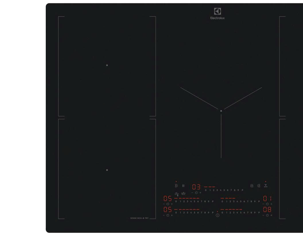 Bếp Từ Âm 5 Vùng Nấu Electrolux KIS87553IT 7350W 1