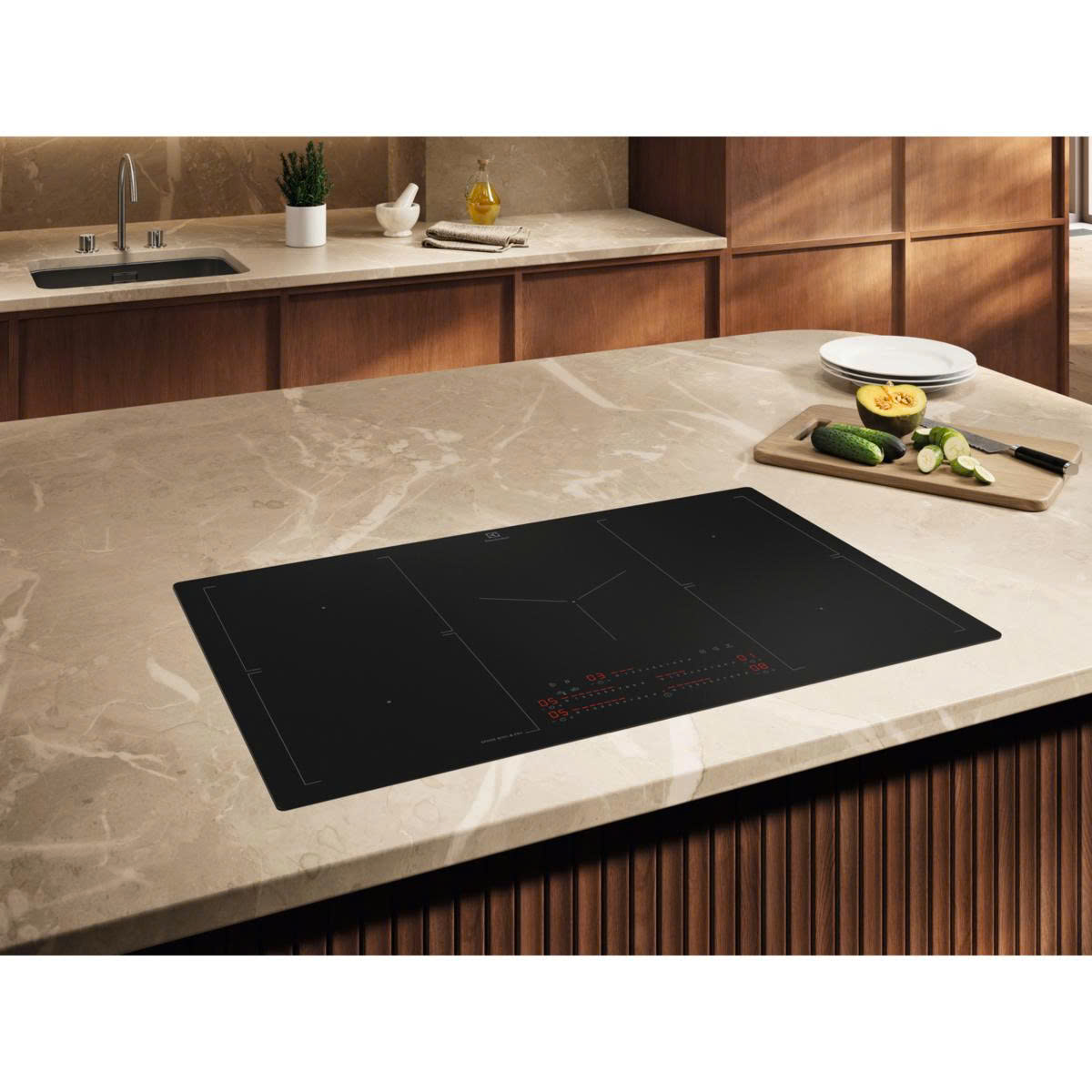 Bếp Từ Âm 5 Vùng Nấu Electrolux KIS87553IT 7350W 3
