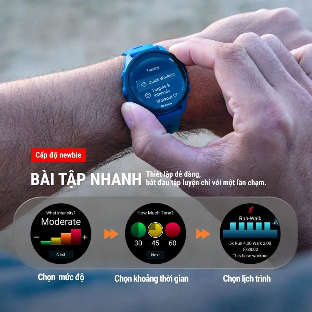 Garmin Forerunner 70 42.6mm Dây silicone 6
