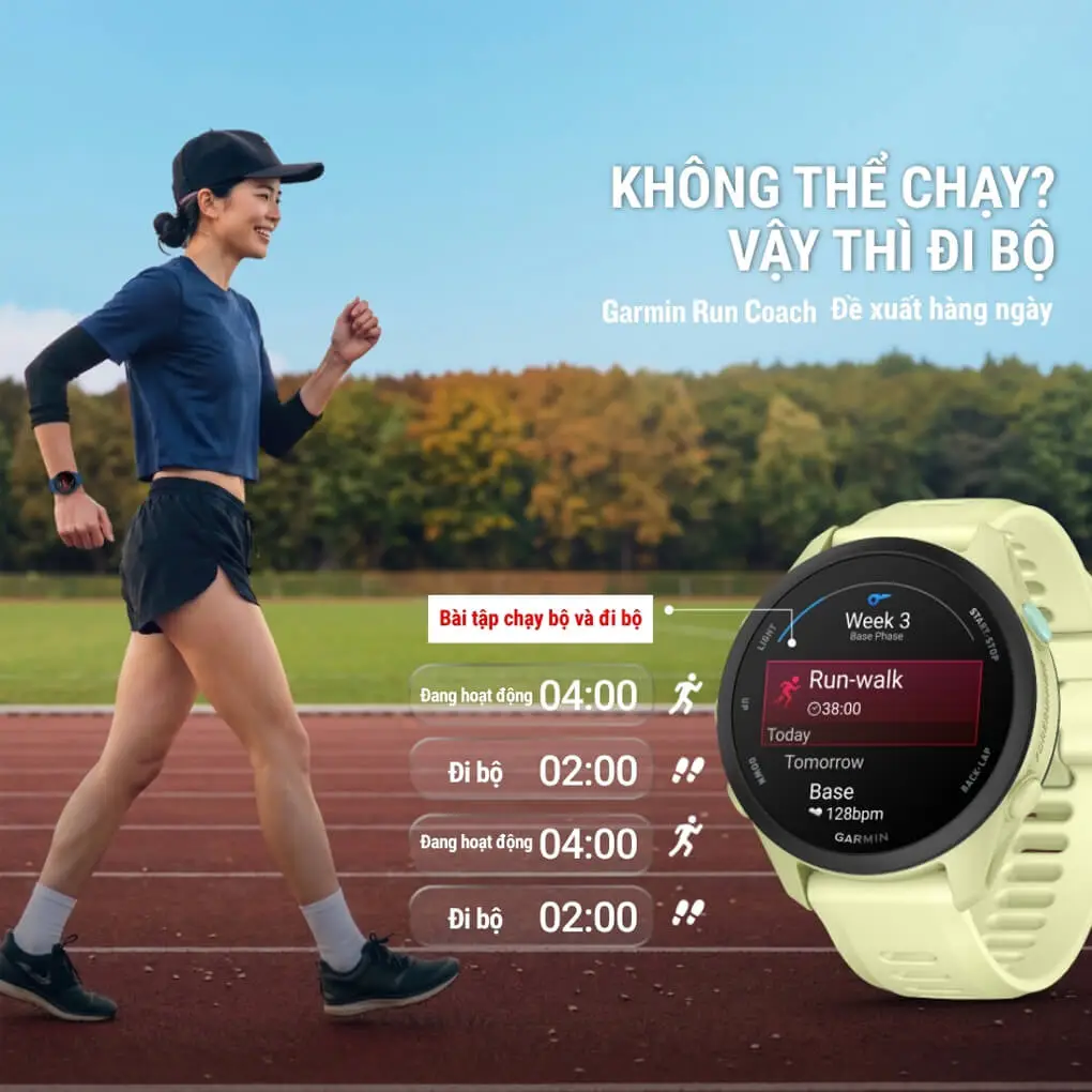 Garmin Forerunner 70 42.6mm Dây silicone 7