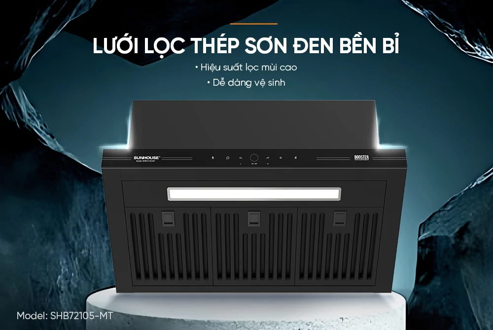 Máy Hút Mùi Âm Tủ Sunhouse SHB72105-MT 8