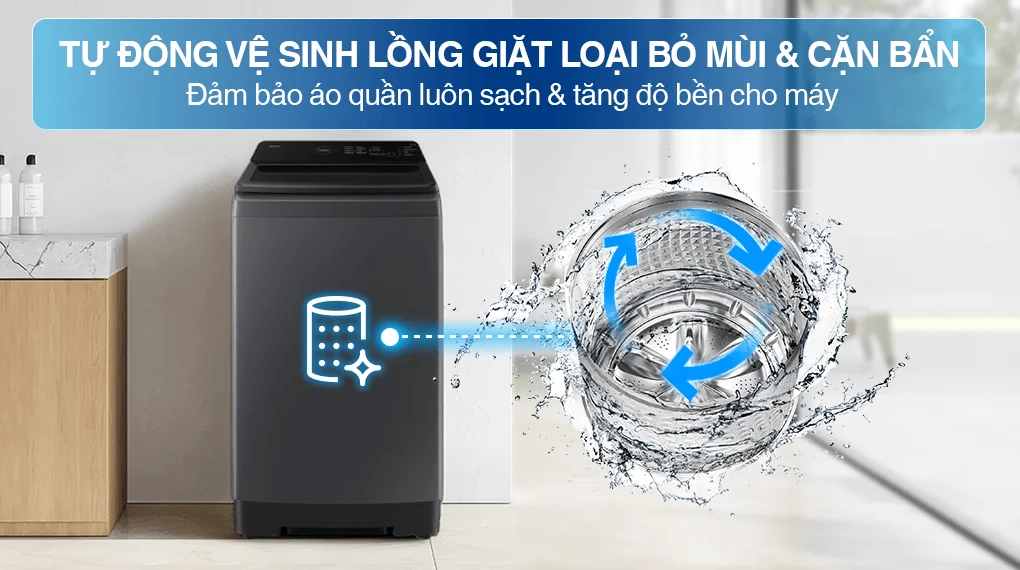 Máy Giặt Samsung Inverter 9.5 Kg WA40F95E1CSV