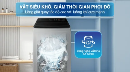 Máy Giặt Samsung Inverter 12.5 Kg WA40F12E4LSV