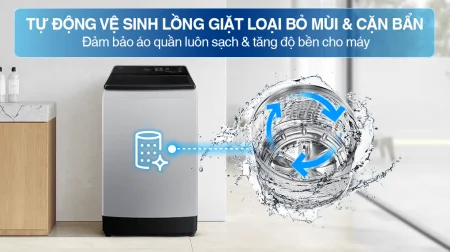 Máy Giặt Samsung Inverter 12.5 Kg WA40F12E4LSV