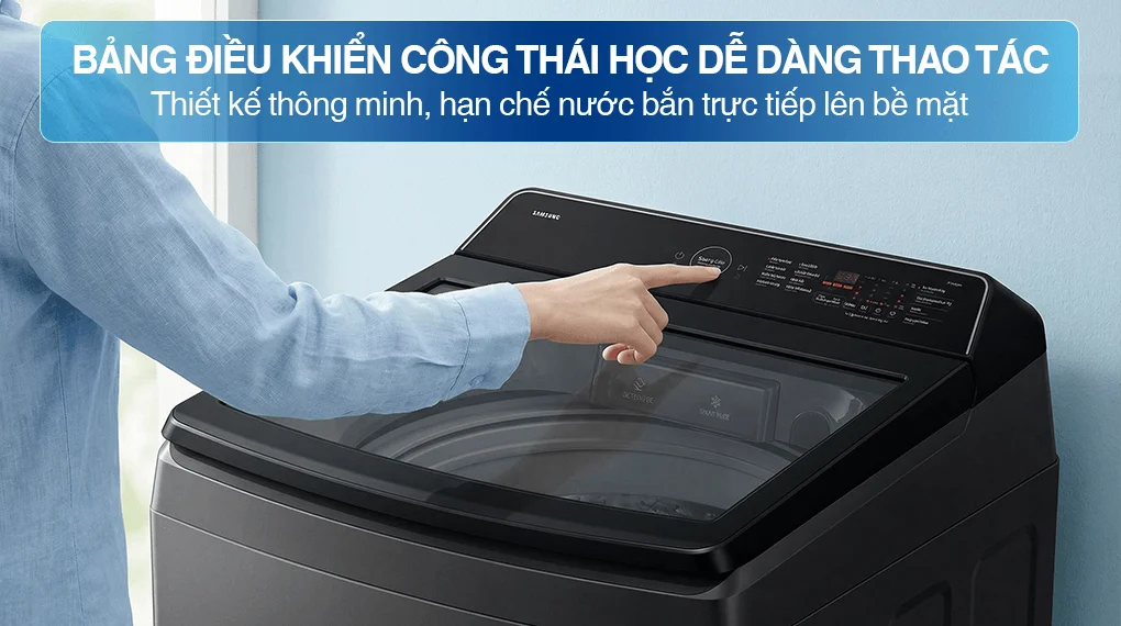 Máy Giặt Samsung Inverter 12.5 Kg WA40F12E4CSV