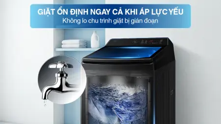 Máy Giặt Samsung Inverter 17 kg WA40F17E7CSV