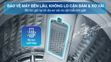 Máy Giặt Samsung Inverter 17 kg WA40F17E7CSV