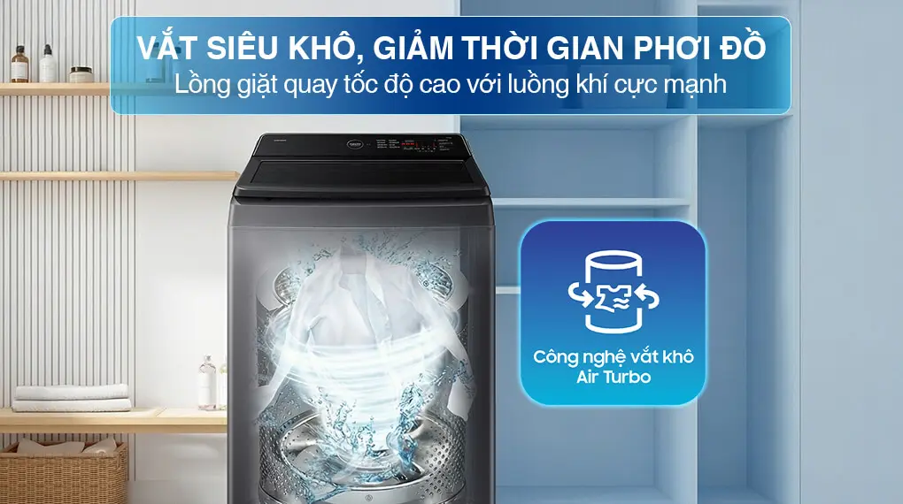 Máy Giặt Samsung Inverter 17 kg WA40F17E7CSV