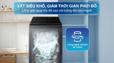 Máy Giặt Samsung Inverter 17 kg WA40F17E7CSV