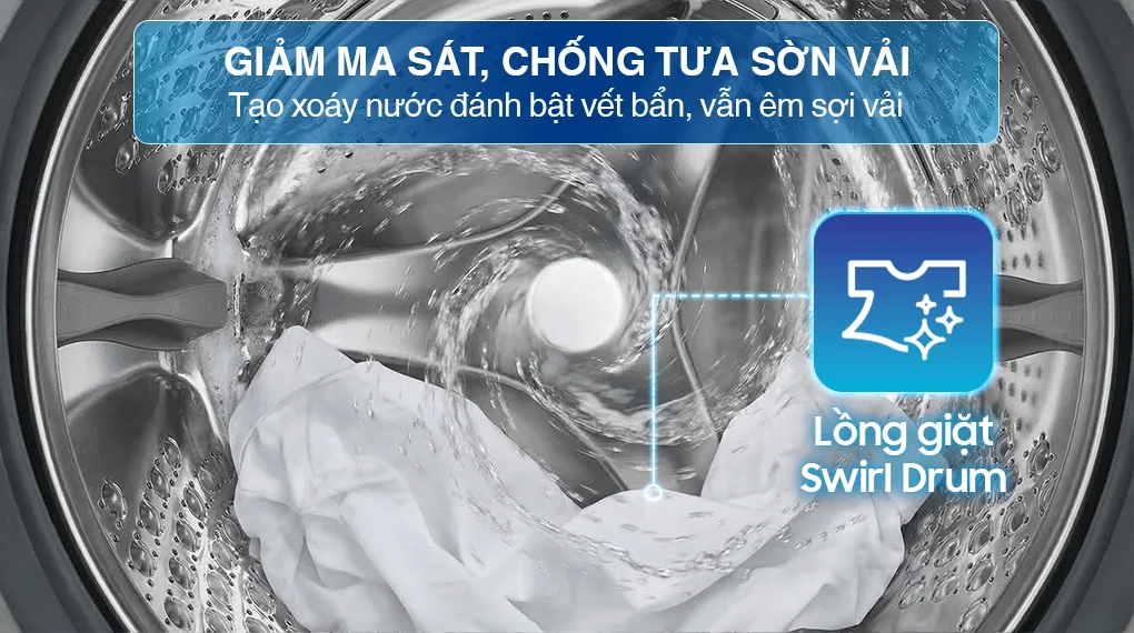 Máy Giặt Sấy Samsung Inverter Giặt 10 kg - Sấy 6 kg WD10HG4U04BBSV
