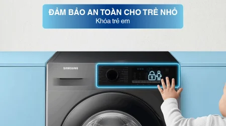 Máy Giặt Sấy Samsung Inverter Giặt 10 kg - Sấy 6 kg WD10HG4U04BBSV