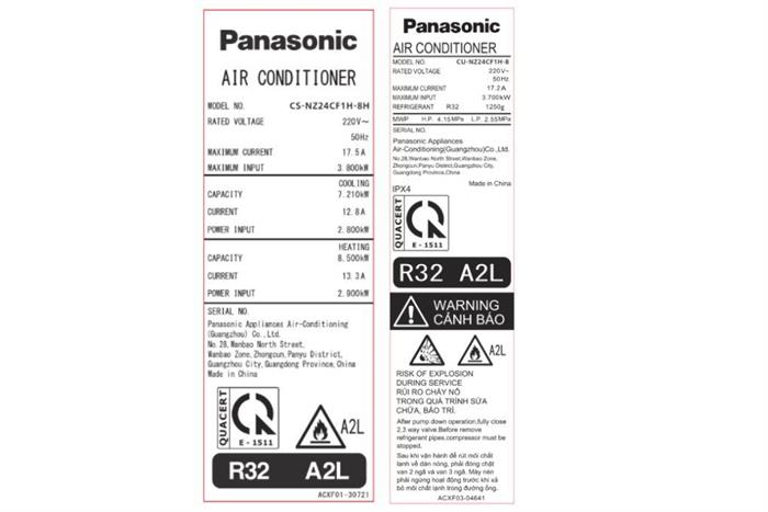 Máy Lạnh Tủ Đứng Panasonic Inverter 3 Hp CU/CS-NZ24CF1H-8H 6