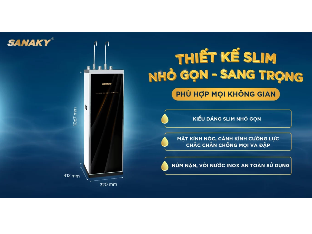 Máy Lọc Nước Nóng Lạnh Sanaky 10 Lõi SNK-S3HK001 4