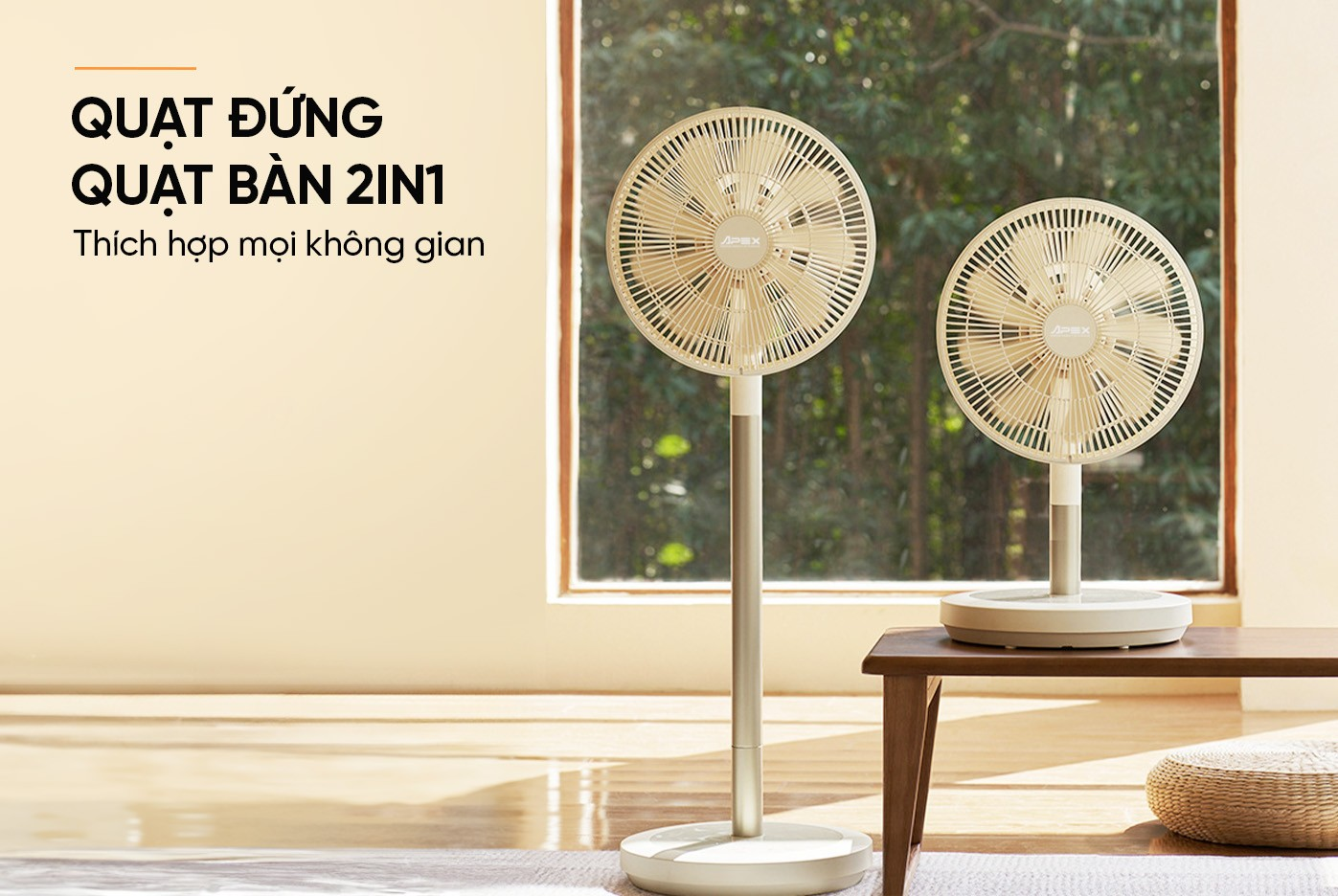 Quạt Tuần Hoàn Sunhouse Apex APF7326B 38W 6