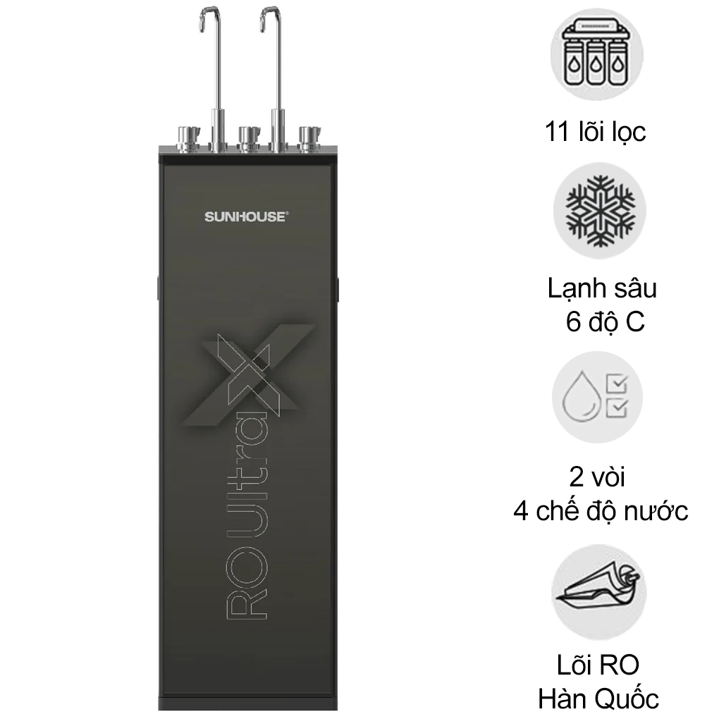 M&aacute;y Lọc Nước N&oacute;ng Lạnh Ion Kiềm Hydrogen UltraX SHA76639LA