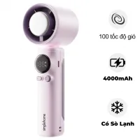 Quạt Cầm Tay Có Sò Lạnh Simplehome SS-026 Màu Tím