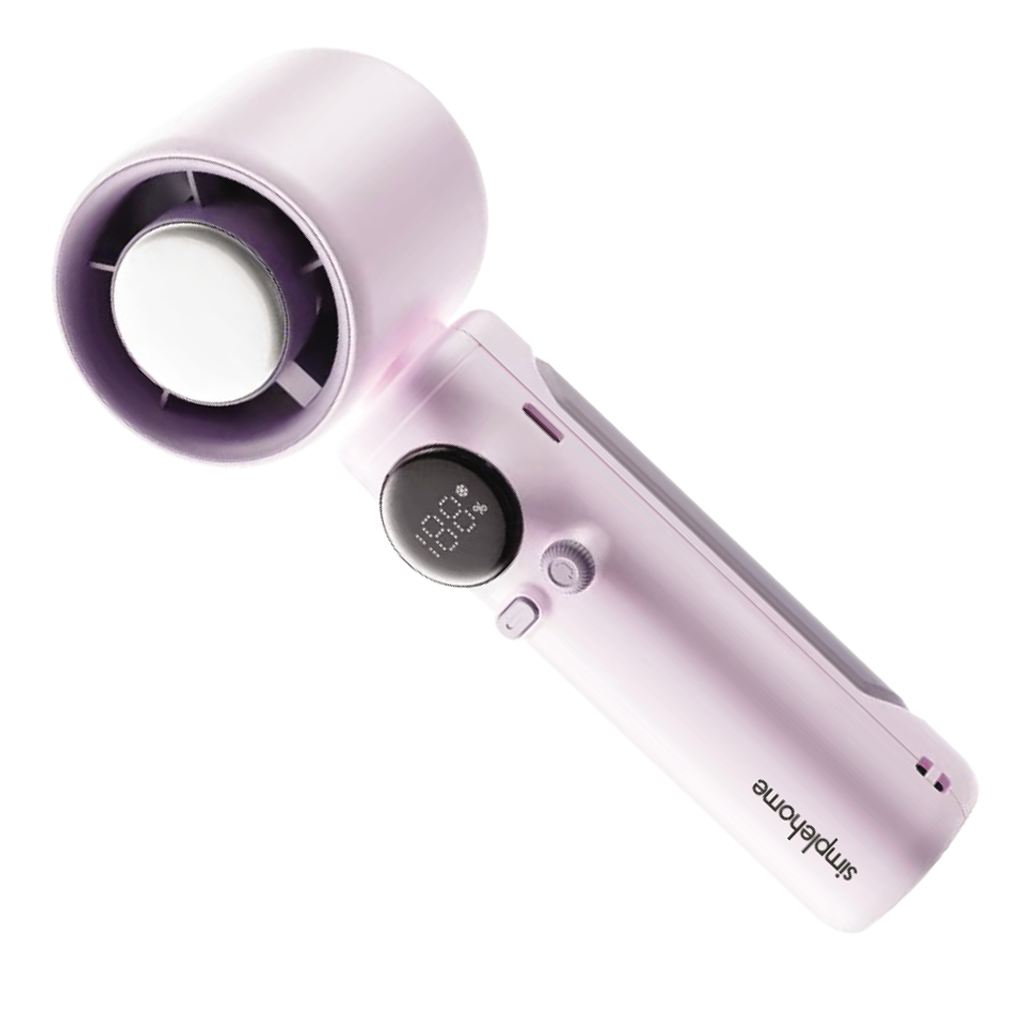 Quạt Cầm Tay Có Sò Lạnh Simplehome SS-026 Màu Tím 0